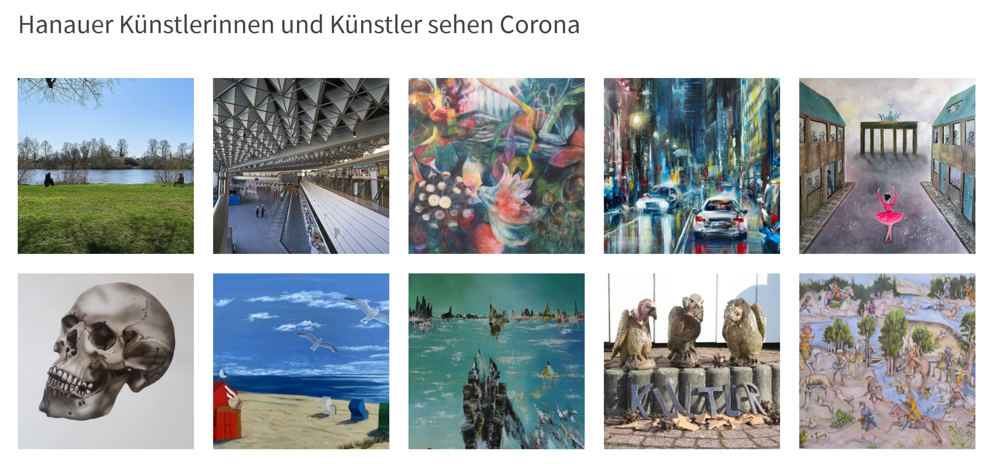 Kunst Kultur Corona